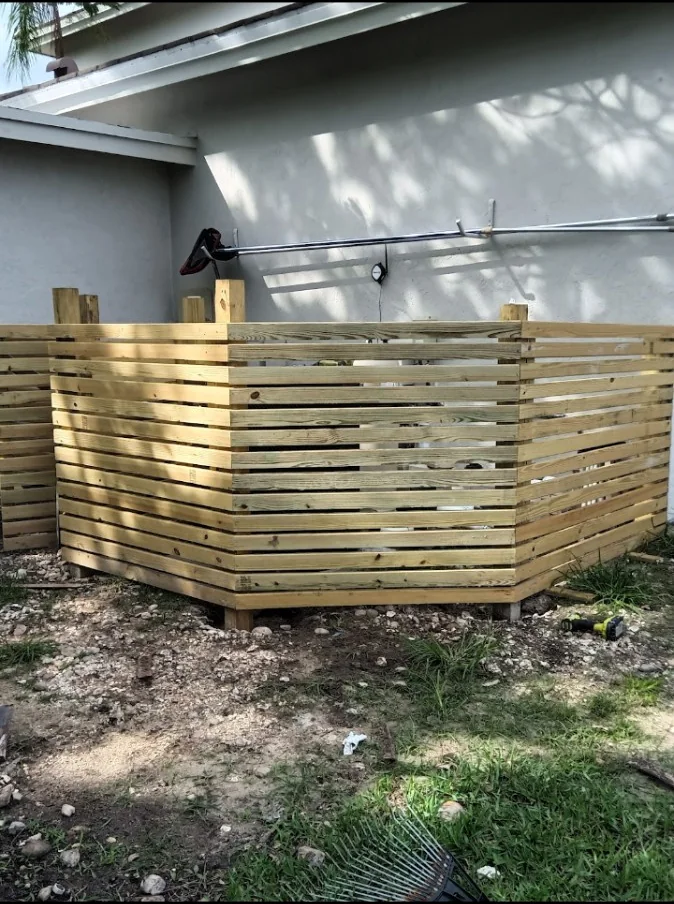 Custom wood enclosure