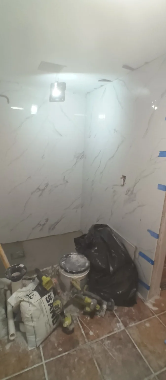 Bathroom renovation progress